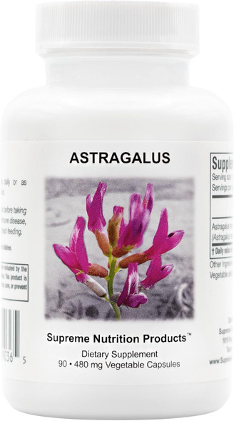 Supreme Nutrition Astragalus Supreme, 90 Pure Huang Qi Vegetarian Capsules