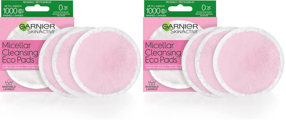 Garnier Micellar Cleansing Eco Pads ReusableUltra-soft Microfiber Padf