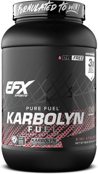 EFX Sports Karbolyn Fuel | Fast-Absorbing Carbohydrate Powder | Carb Load, Sustained Energy, Quick Recovery | Stimulant Free | 39 Servings - 4.4 Pound