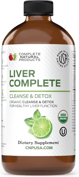 CNP | Liver Complete Liquid 16oz - Milk Thistle Chanca Piedra Detox Aid