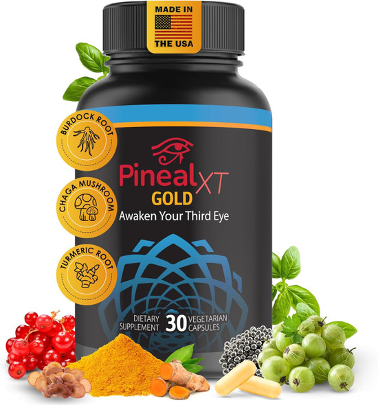 Nutraville Pineal XT Gold Pineal Gland Supplement, Third Eye Awakening