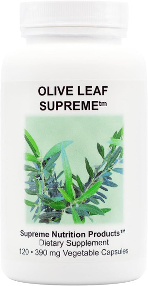 Supreme Nutrition Olive Leaf Supreme, 120 Pure Olive Leaf Vegetarian Capsules