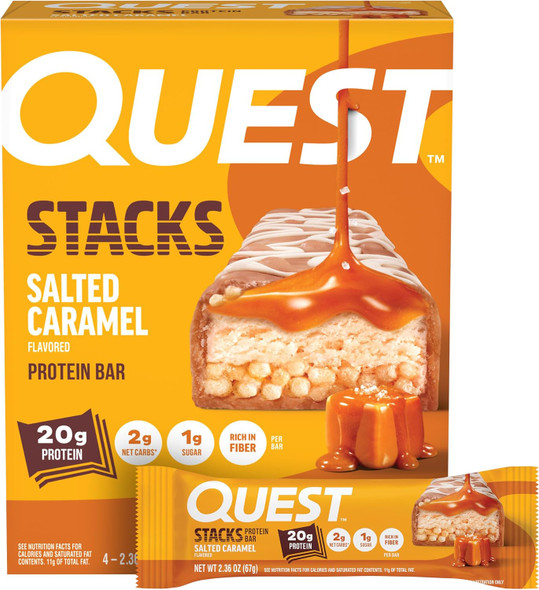 Quest Nutrition Stacks Protein Bars - 4 Count