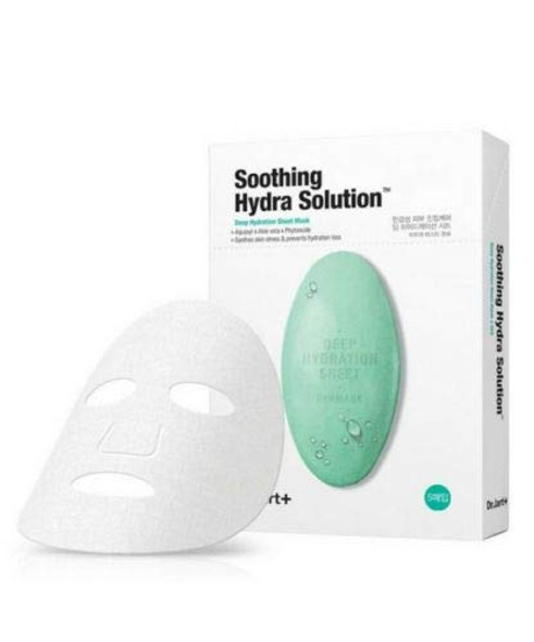 DR JART+ Dermask Soothing Hydra Solution Deep Hydration Korean Face Sheet Mask, Pack of 5