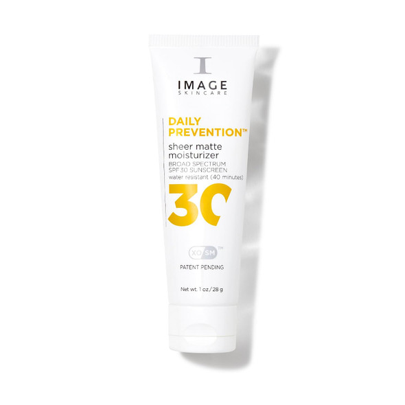 IMAGE Skincare DAILY PREVENTION Sheer Matte Moisturizer, SPF 30 Broad Spectrum Sunscreen for Shine Control