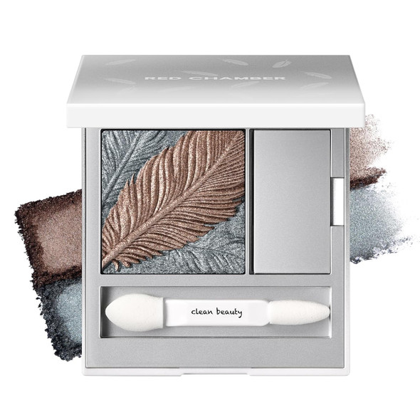 RED CHAMBER Featherlight Eyeshadow Palette with Primer Satin Shimmer Duo