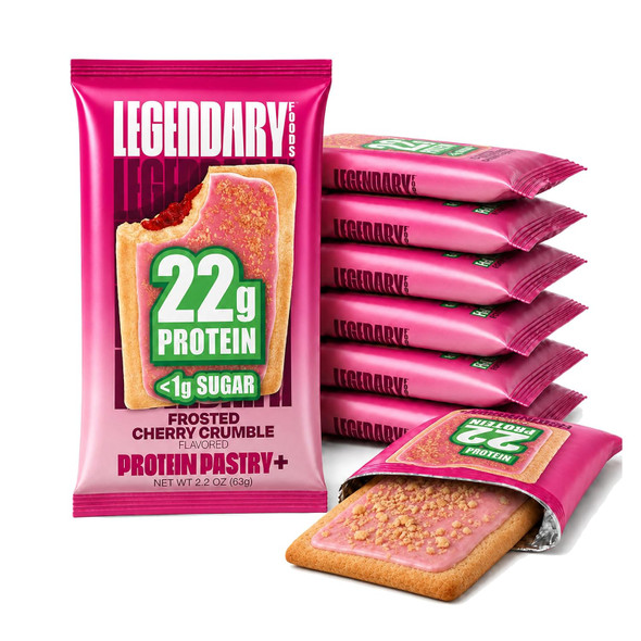 Legendary Foods High Protein Pastry, Low Carb/Low Sugar Snack - 8 pack