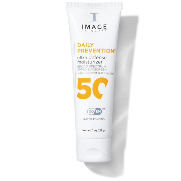 IMAGE Skincare DAILY PREVENTION Ultra Defense Moisturizer, SPF 50 Broad Spectrum Sunscreen, Fragrance Free