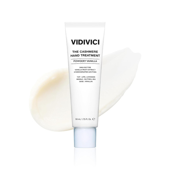 VIDIVICI Cashmere Hand Treatment Korean Perfume Hand Cream Deep Hydration with Shea Butter Lightweight Fast Absorbing Formula