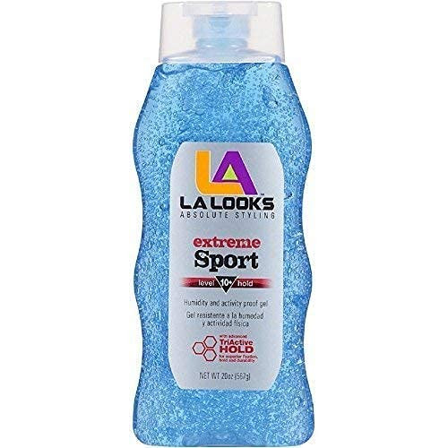 LA Looks Styling Hair Gel  Extreme Sport  20 Oz  Hold for High Performance Activity