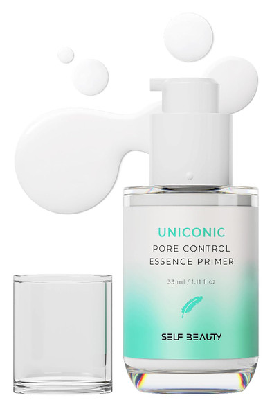 SELF BEAUTY Unicorn Radiant Hydrating Face Serum to Primer 30ml | Vitamin B3 Serum & Primer Face Makeup for Dry & Combination Skin | Cruelty-Free, Long-Lasting