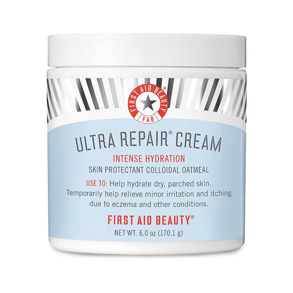 First Aid Beauty Ultra Repair Cream Intense Hydration Moisturizer for Face and Body  6 oz.