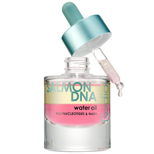 Rodial Salmon DNA Water Oil Travel Size PDRN Serum Bi Phase Face Oil with Polynucleotides for Skin Renewal & Radiance Lightweight Hydrating Skin Treatment