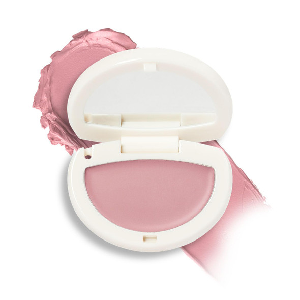 hince HALF MOON CHEEK Cream Blush for Cheeks Dewy Glow Hydrating & Blendable Korean Beauty Face Blush Lightweight Creamy Formula Natural Soft Pink Finish