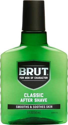 Brut Classic After Shave for Men  Absorbs Quickly to Clean and Tone Skin for a Refreshing Feel  Mens Aftershave with Iconic Masculine Scent
