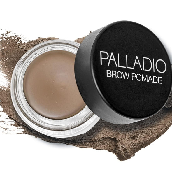 Palladio Brow Pomade Waterproof, 24 Hour Wear, Smudge Proof and Sweat Resistant Formula, Super Creamy Formula Glides on And Helps to Fill in Brows for a Dramatic, Defined, Flawless Look