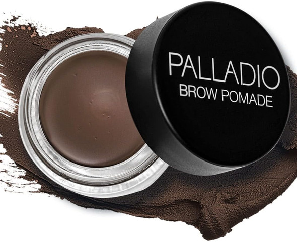 Palladio Brow Pomade Waterproof, 24 Hour Wear, Smudge Proof and Sweat Resistant Formula, Super Creamy Formula Glides on And Helps to Fill in Brows for a Dramatic, Defined, Flawless Look