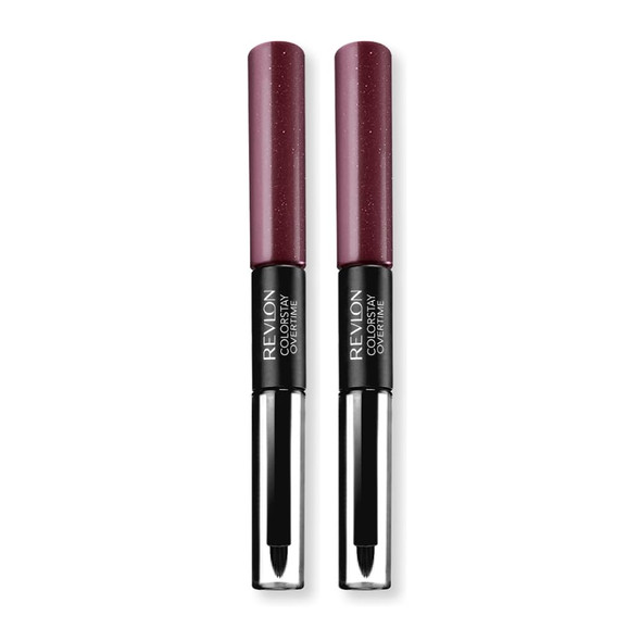 Revlon ColorStay Overtime Liquid Lip Color, Relentless Raisin [270] 1 ea (Pack of 2)