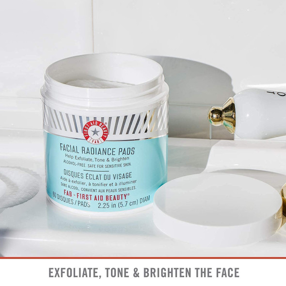 First Aid Beauty Bundle: Facial Radiance Pads (60 ct) and Ultra Repair Lip Therapy