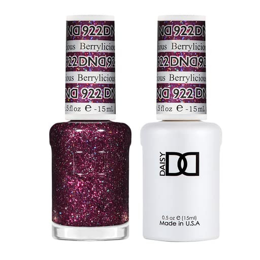 DAISY DND DND Gel Nail Polish Duo Super Glitter Collection 0.5 Fl Oz Each