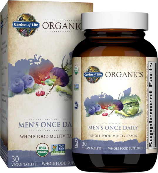 Garden of Life Organics Men's Once Daily Multivitamin
