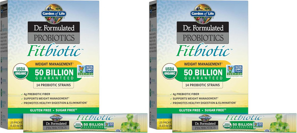 Garden of Life Dr. Formulated Fitbiotic Probiotics Powder