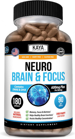 Kaya Naturals Neuro Brain Nootropic Supplement