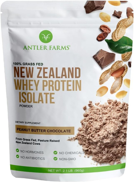 Antler Farms New Zealand Whey Protein Isolate - Grass Fed - 2 lbs
