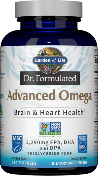 Garden of Life Dr. Formulated Advanced Omega 3 Fish Oil