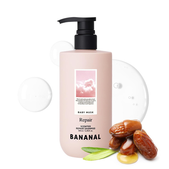 BANANAL Korean Cream Shampoo for Damaged Hair - 16.9 fl oz