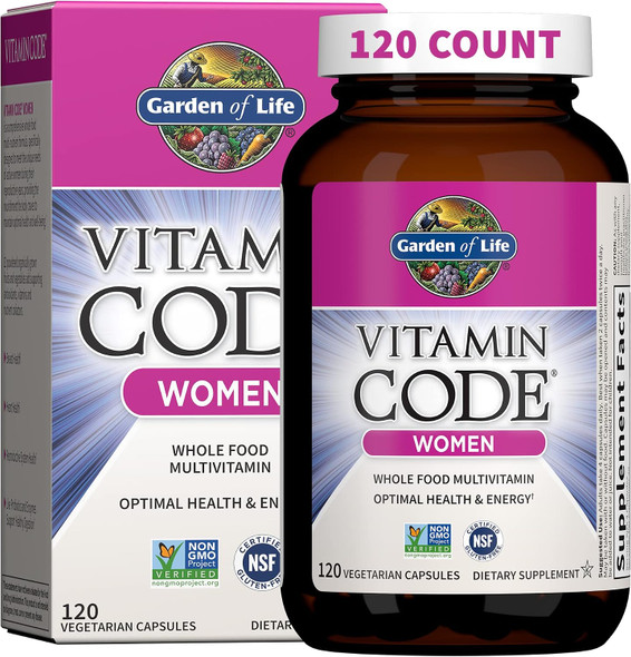 Garden of Life Vitamin Code Women's Multivitamin, Gluten-Free