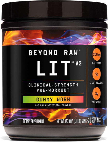 BEYOND RAW GNC LIT V2 Pre Workout Powder