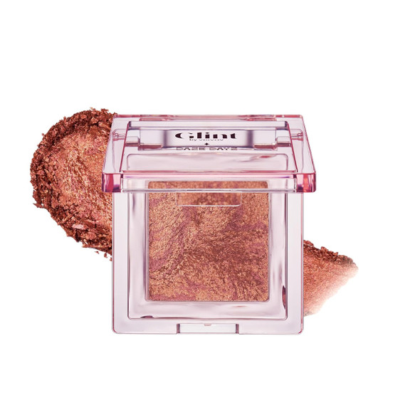 Glint by VDIVOV Glint Marble Highlighter  - Korean Makeup Inspired Baked for Smooth Radiant Glow Long-Lasting Wear Enriched with Micro Pearl Particles