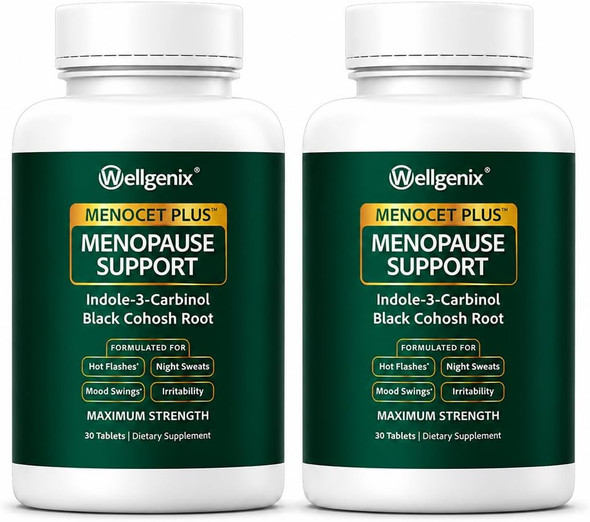 Wellgenix Menocet Plus Menopause Support Supplement for Women