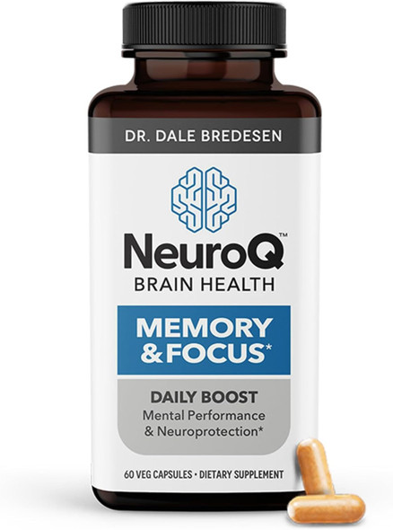 LifeSeasons NeuroQ Memory & Focus Supplement Brain Health Support