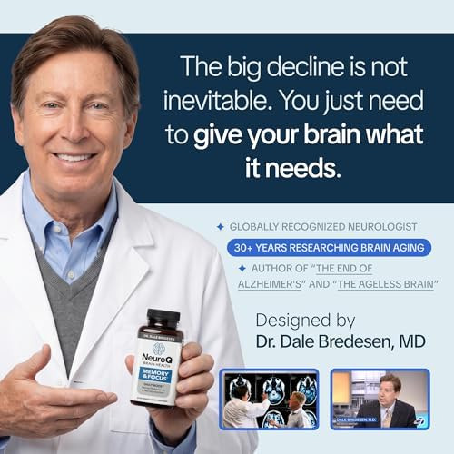 LifeSeasons NeuroQ Memory & Focus Extra Strength Boosts Cognitive Performance & Brain Function Supports Neuroprotection & Concentration