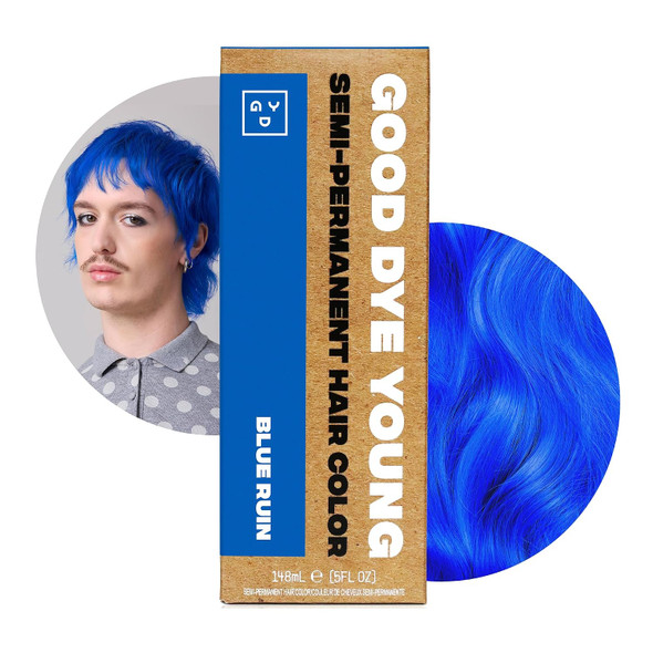 Good Dye Young Semi-Permanent, Pastel Pink Hair Dye, 5 FL OZ