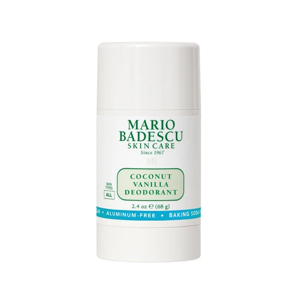 Mario Badescu Aluminum Free Deodorant for Women & Men  Baking Soda & Paraben Free  Underarm Odor Protection for All-Day Freshness  Gentle on Skin  Nourishing Botanical Blend