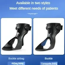 YIYUEQIANLI Drop Foot Brace Orthosis AFO AFOs Ankle Support With Comfortable Adjustable Buckle for Hemiplegia Stroke Shoes Walking  Normal Left  L Size