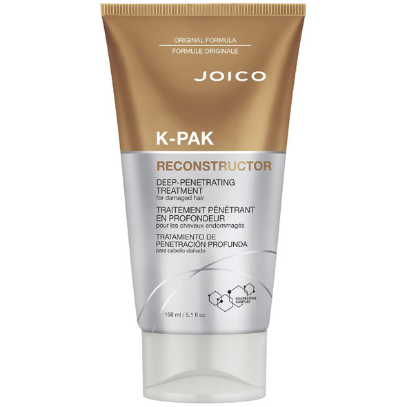 Joico K-PAK Reconstructor Deep-Penetrating Treatment For Severely Damaged Hair  Repair and Strengthen Strands  Rebuild and  Fortify Damaged Hair  Improve Elasticity  With Keratin and  Arginine