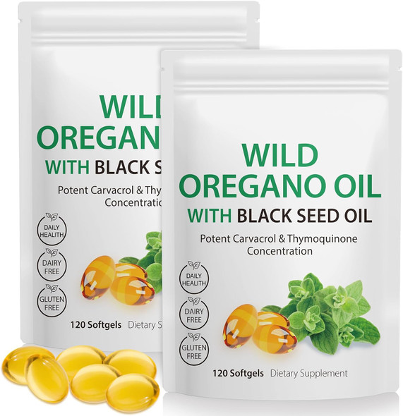 Onznoz Oil of Oregano with Black Seed Oil Softgels