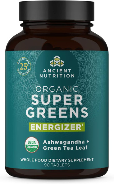 Ancient Nutrition Organic Super Greens - 90 tablets