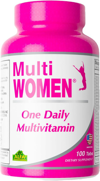 ALFA VITAMINS Multi Women Vitamins Dietary Supplement with Essential Vitamins & Minerals for Women Amino Acids Antioxidants