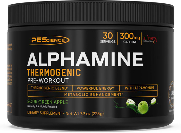 PEScience Alphamine Thermogenic Pre-Workout - 225g