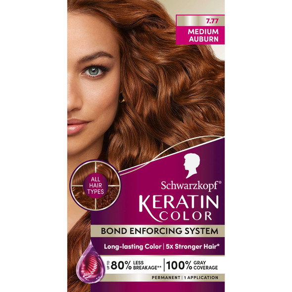 Schwarzkopf Keratin Color® 7.7 Permanent Hair Dye