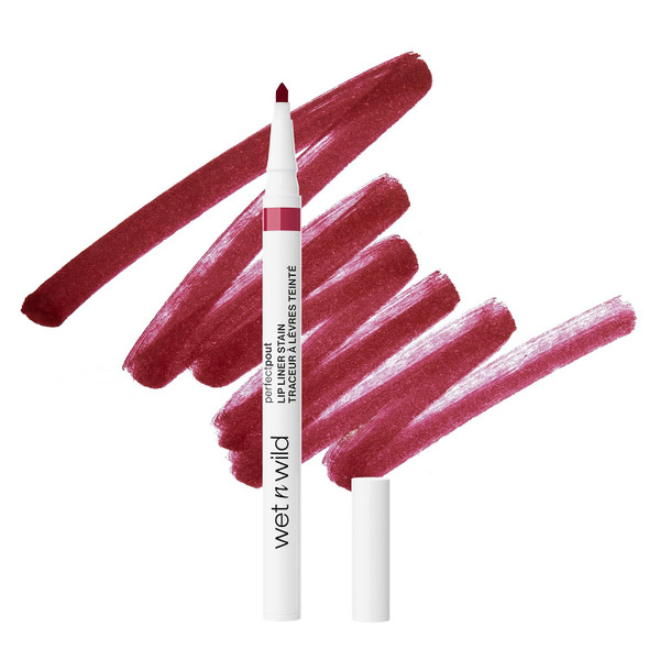 wet n wild Perfect Pout Matte Retractable Gel Lip Liner Pencil, Rich Creamy Long Lasting Color, Well-Defined and Flawless Application, Vegan and Cruelty-Free
