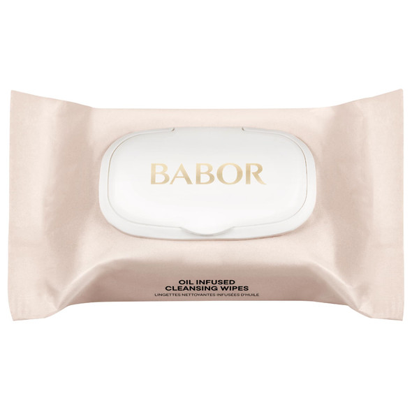 Babor Cleansing Wipes Cotton Cleansing Wipes With Panthenol Almond Oil Vitamin E And Hyaluronic Acid For Sensitive Skin Pack Of 25