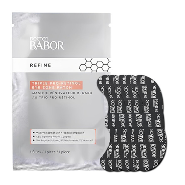 Babor Doctor Retinol Eye Patches AntiAging Eye Treatment Fight Against Dark Circles Tightenting And AntiWrinkle Eye Mask 5 Pack