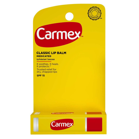 Carmex ClickStick Moisturizing Lip Balm Spf 15 Original 0.15 Oz Pack Of 10