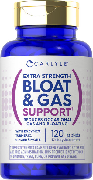 Carlyle Bloat and Gas Support For Men and Women 120 Tablets